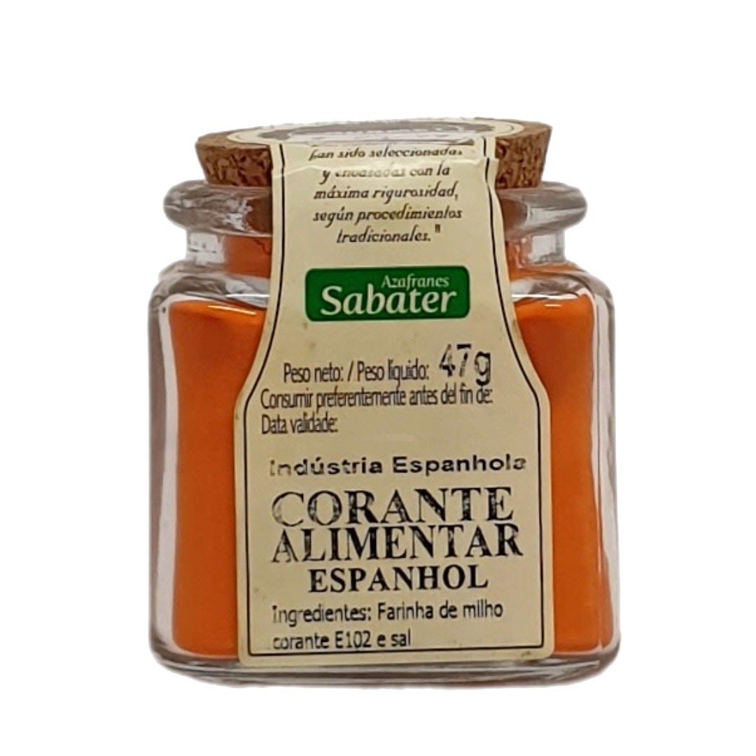 CORANTE ALIMENTAR ESPANHOL AZAFRANES SABATER - 47G