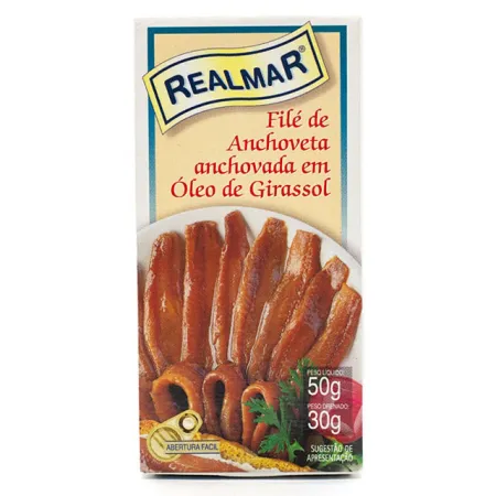 Filé de Anchova Realmar Óleo de Girassol 30g